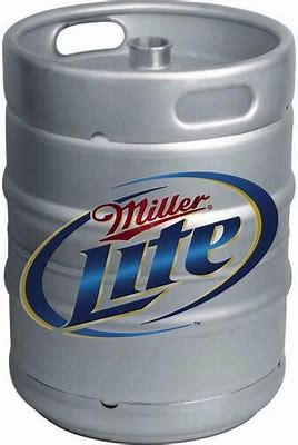 MILLER LITE DRAFT 1/4 BARREL KEG