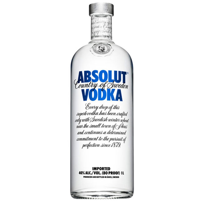 ABSOLUT SWEDISH 80 Proof 750 ml