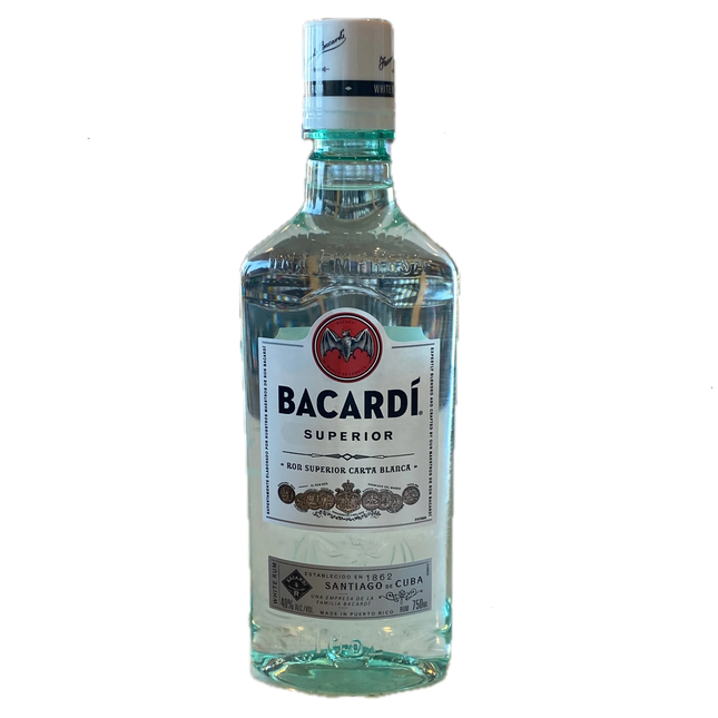BACARDI SUPERIOR (P R) PL 80 Proof 750 ml