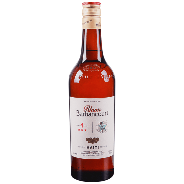RHUM BARBANCOURT 3 STAR 86 proof 750 ml