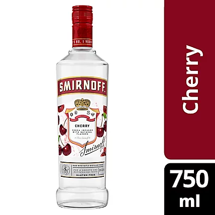 SMIRNOFF CHERRY 70 Proof 750 ml