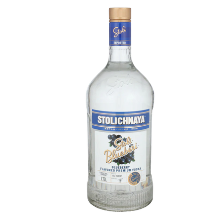 STOLICHNAYA BLUEBERI 75 Proof 1750 ml