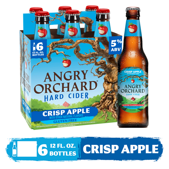 ANGRY ORCHARD CRISP APPLE CIDER 6PK 12OZ