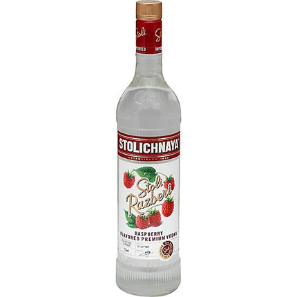 STOLICHNAYA RAZBERI 75 Proof 750 ml