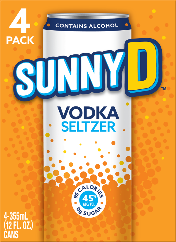 SUNNY D VODKA SELTZER 4PK