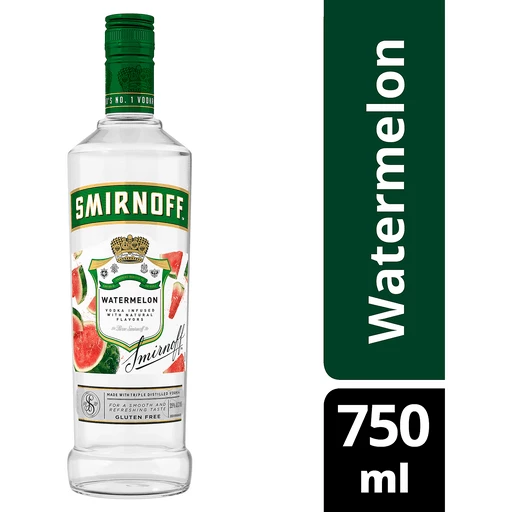 SMIRNOFF WATERMELON 70 Proof 750 ml