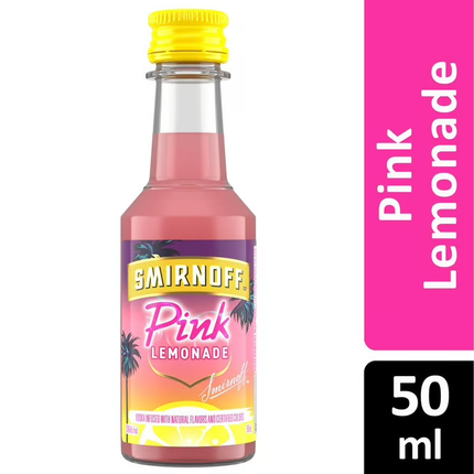 SMIRNOFF PINK LEMONADE PL 60 Proof 50 ml