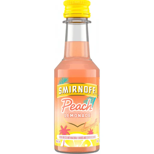 SMIRNOFF PEACH LEMONADE PL 60 Proof 50 ml