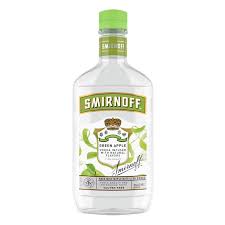 SMIRNOFF GREEN APPLE PL 70 Proof 375 ml