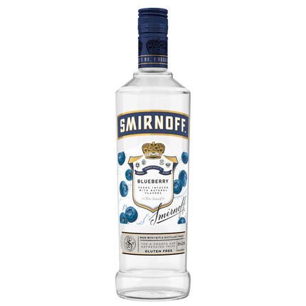 SMIRNOFF BLUEBERRY 70 Proof 750 ml