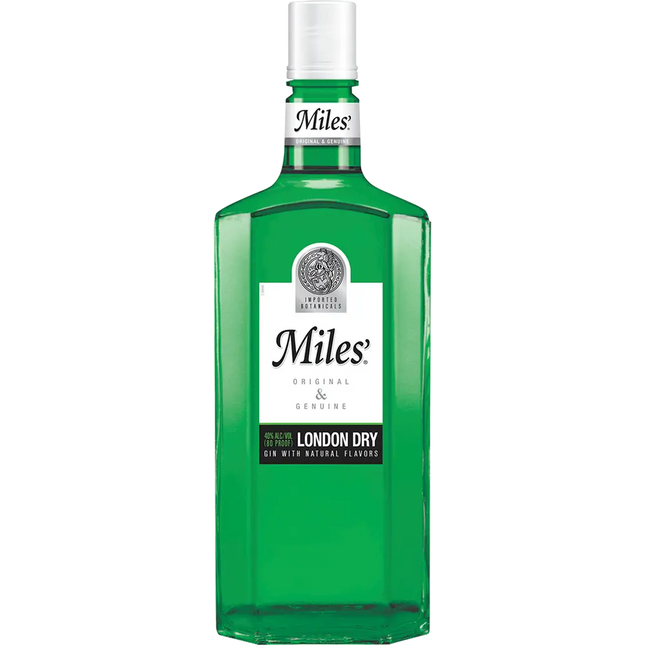 MILES' LONDON DRY GIN 80 Proof 750 ml