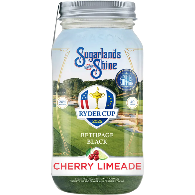 SUGARLANDS SHINE RYDER CUP CHERRY LIMEADE 2025 750ML 40 PROOF