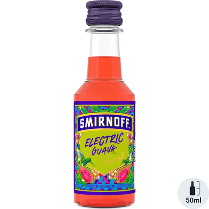 SMIRNOFF ELECTRIC GUAVA 50ML50 PROOF