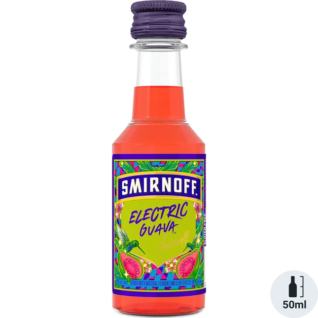 SMIRNOFF ELECTRIC GUAVA 50ML50 PROOF