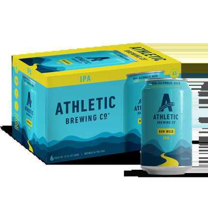 ATHLETIC RUN WILD IPA N/A 1/6PK 12OZ CAN