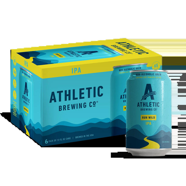 ATHLETIC RUN WILD IPA N/A 1/6PK 12OZ CAN