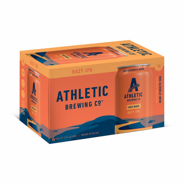ATHLETIC FREE WAVE HAZY IPA N/A 6PK 12OZ