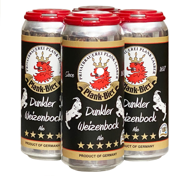 PLANK DUNKLE WEIZENBOCK 4PK 16OZ CAN