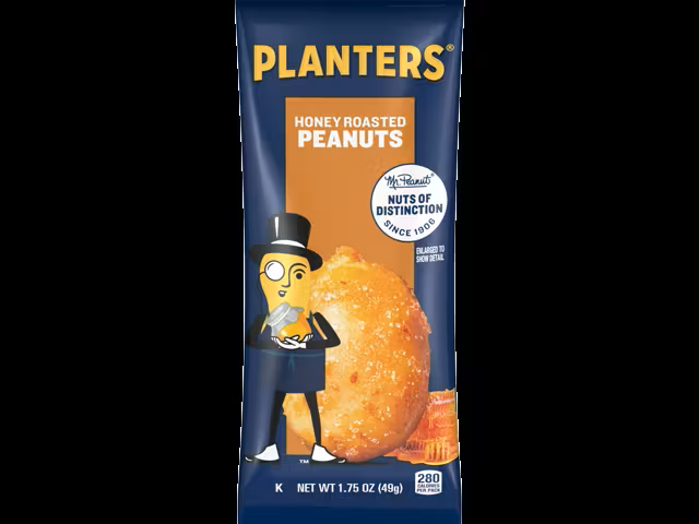 PLANTERS HONEY ROASTED PEANUTS 49G