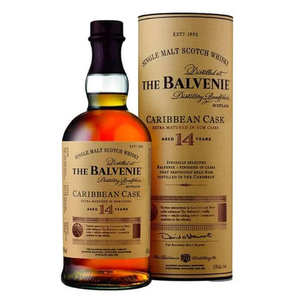 BALVENIE CARIBBEAN CASK-14 YR 86 Proof 750 ml