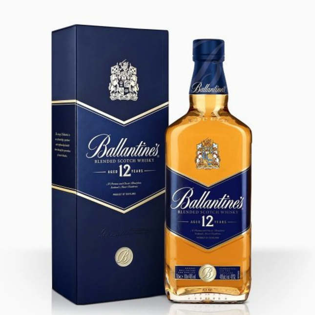 BALLANTINE'S-12 YR 80 Proof 750 ml