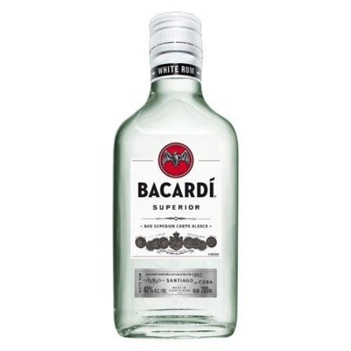 BACARDI SUPERIOR (P R) 80 Proof 200 ml