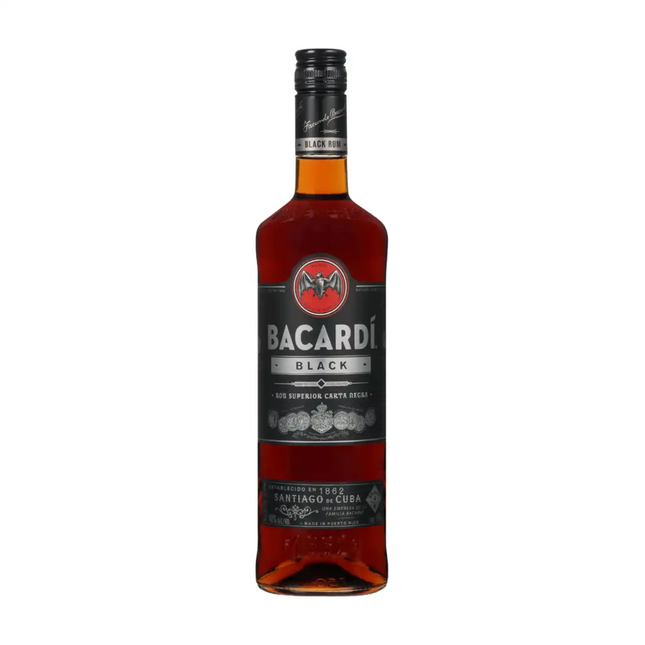 BACARDI BLACK 80 Proof 750 ml