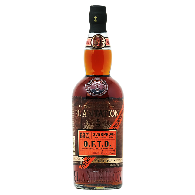 PLANTATION O.F.T.D. OVERPROOF 138 Proof 1000 ml