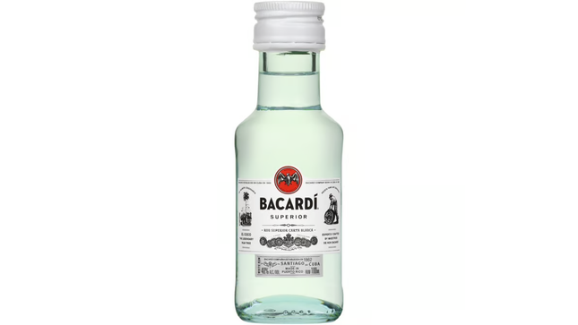 BACARDI SUPERIOR (P R) 80 Proof 100 ml