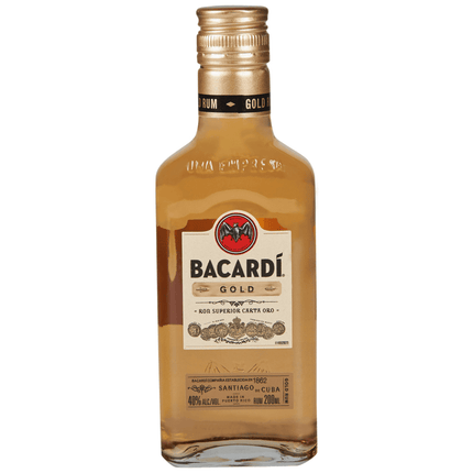 BACARDI GOLD (P R) 80 Proof 200 ml