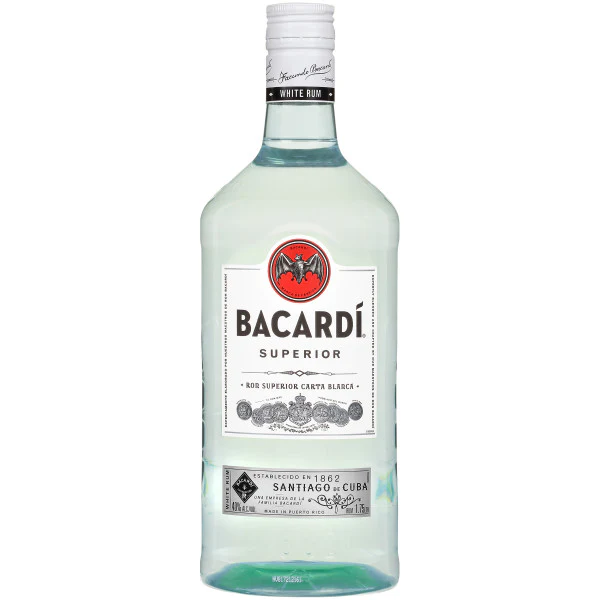 BACARDI SUPERIOR (P R) PL 80 Proof 1750 ml