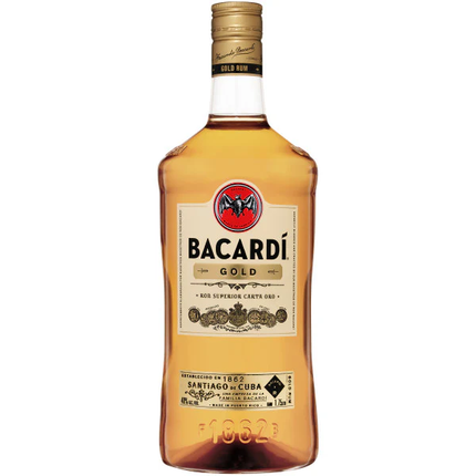 BACARDI GOLD (P R) 80 Proof 1750 ml