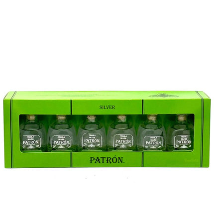 PATRON SILVER 50ML 80 PROOF 6PK