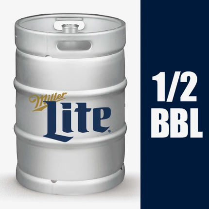 MILLER LITE 1/2 BBL KEG