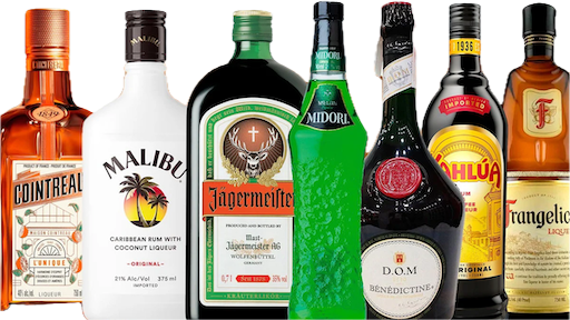 CORDIALS  LIQUEURS
