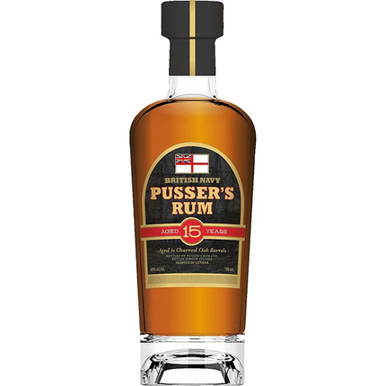 PUSSER'S BRITISH NAVY-15 YR 80 Proof 750 ml