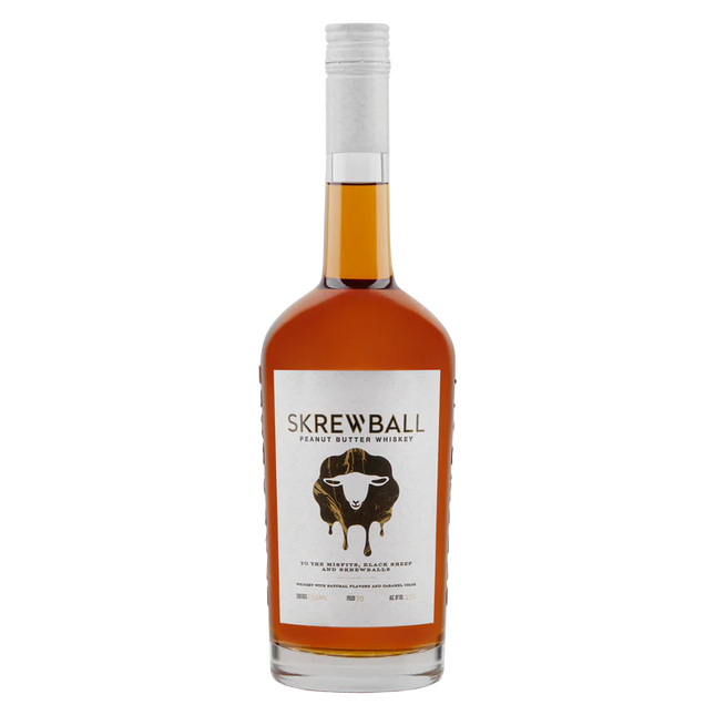SKREWBALL PEANUT BUTTER WHISKY 70 Proof 750 ml