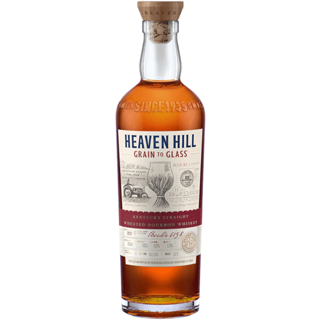 HEAVEN HILL GRAIN TO GLASS  700ML 121 PROOF