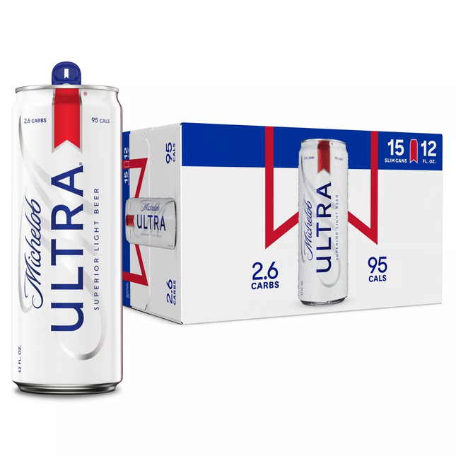 Michelob Ultra 15 Can 12 floz - American Lager Beer