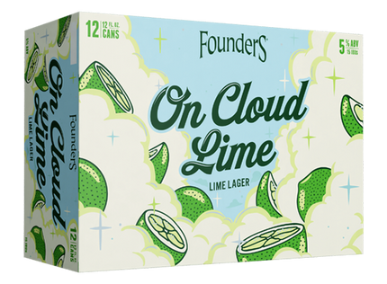 FOUNDERS ON CLOUD LIME LAGER 12PK CAN