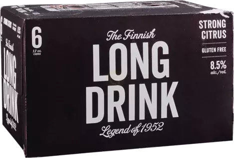 LONG DRINK STRONG GIN RTD 6PK