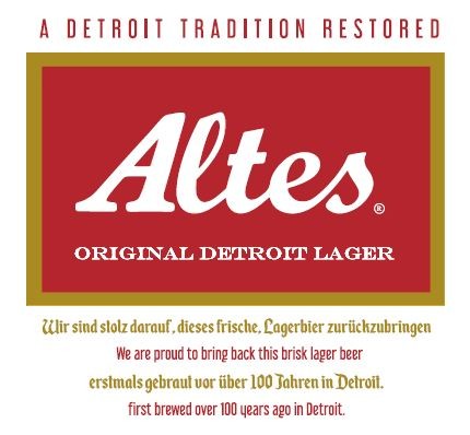 ALTES DETROIT LAGER 1/6BBL