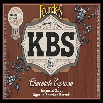 FOUNDERS KBS CHOCOLATE ESPRESSO 1/4BARREL KEG