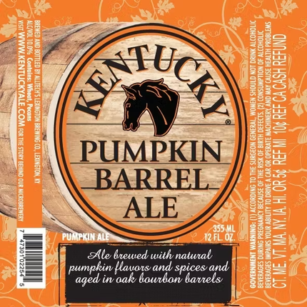 KENTUCKY PUMPKIN BARREL ALE 1/6 BARREL KEG