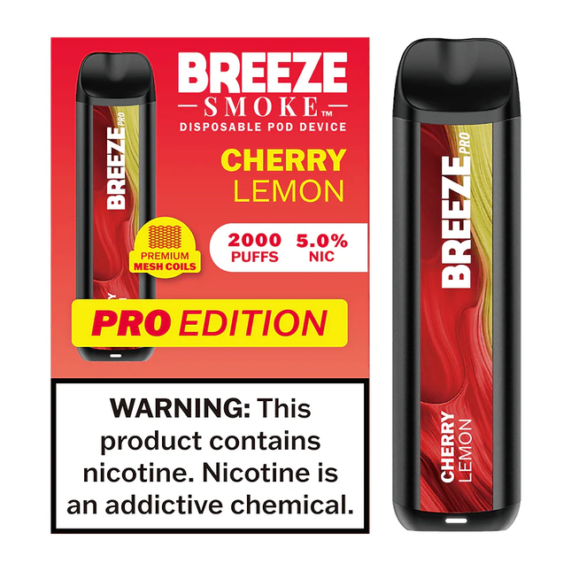 BREEZE SMOKE CHERRY LEMON PRO