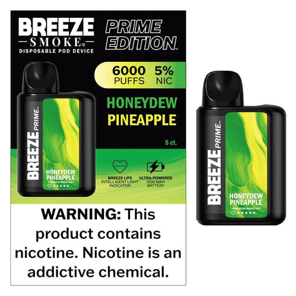 BREEZE HONEYDEW PINEAPPLE 6000 PUFFS