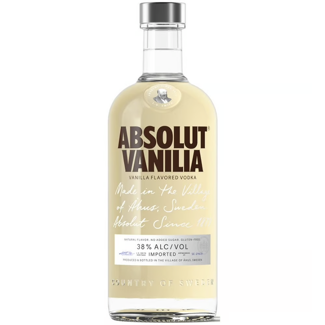 ABSOLUT VANILIA VODKA 80 Proof 750 ml