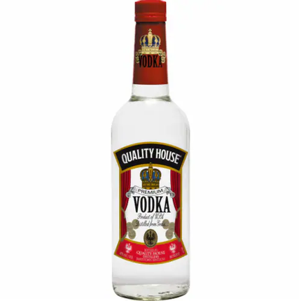 QUALITY HOUSE VODKA 80 Proof 750 ml