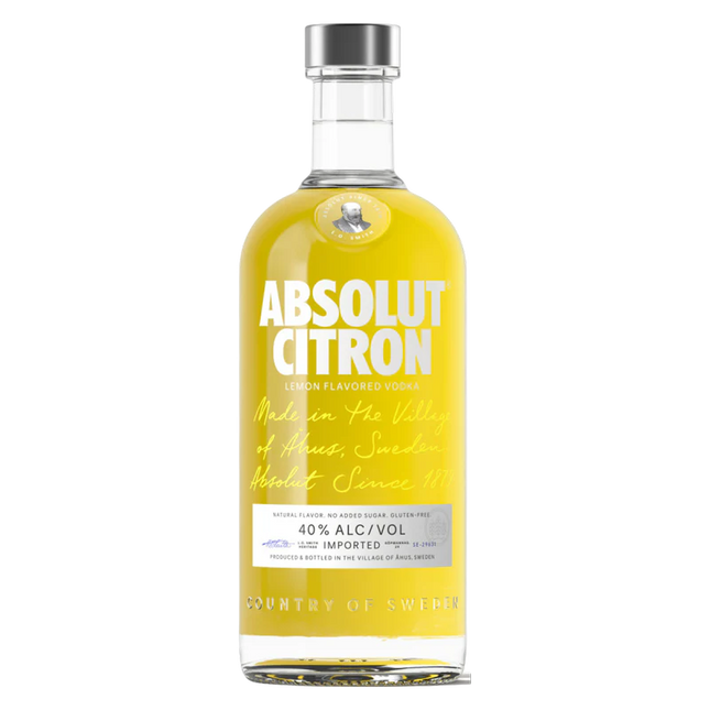 ABSOLUT CITRON 80 Proof 750 ml