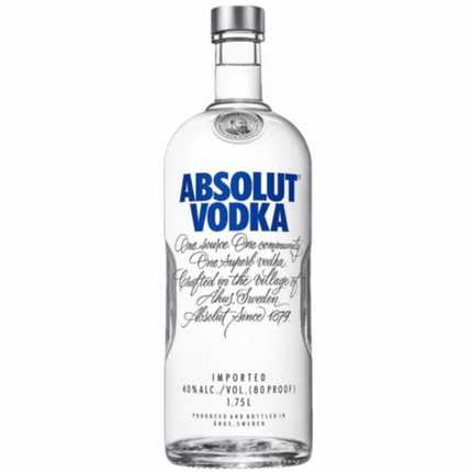 ABSOLUT SWEDISH 80 80 Proof 1750 ml
